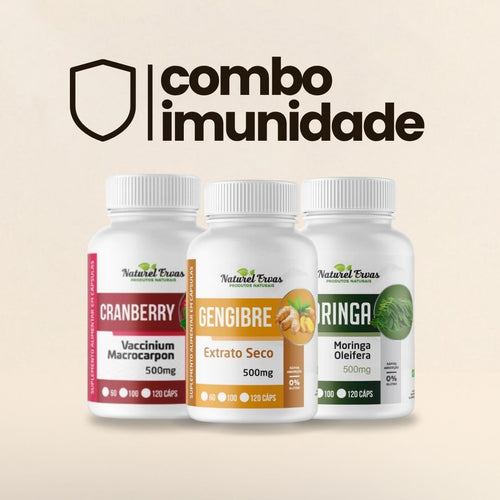 Combo Gengibre + Cranberry + Moringa
