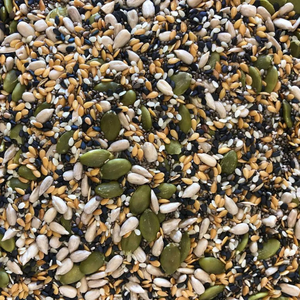 Mix de sementes - chia, linhaça, girassol, abóbora, gergelim