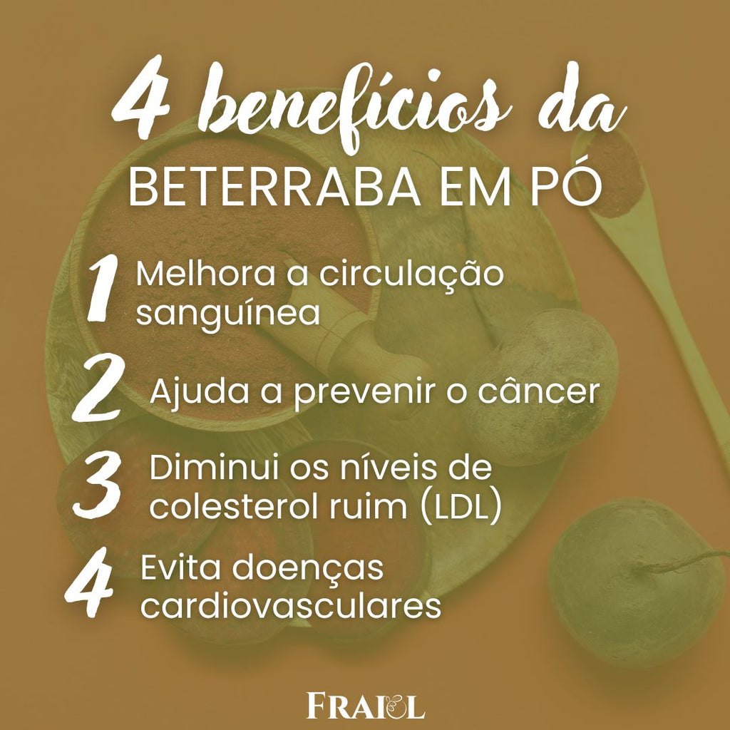 Farinha de beterraba - 100 % pura