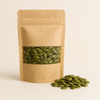 Sementes de abóbora sem casca torradas